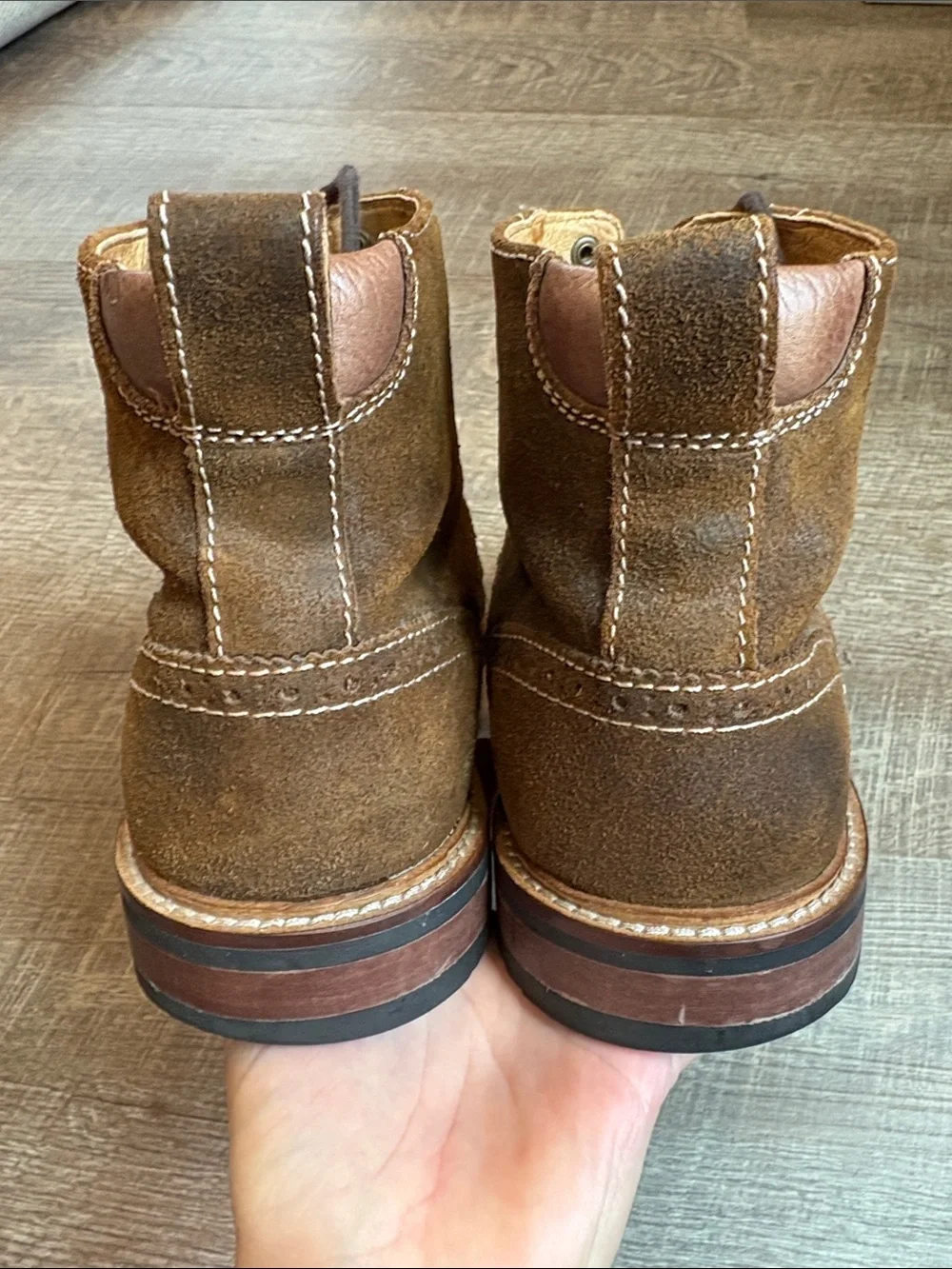 Florsheim Kilbourn Wing Tip Chukka Boot Men's 11.5 Brown Suede